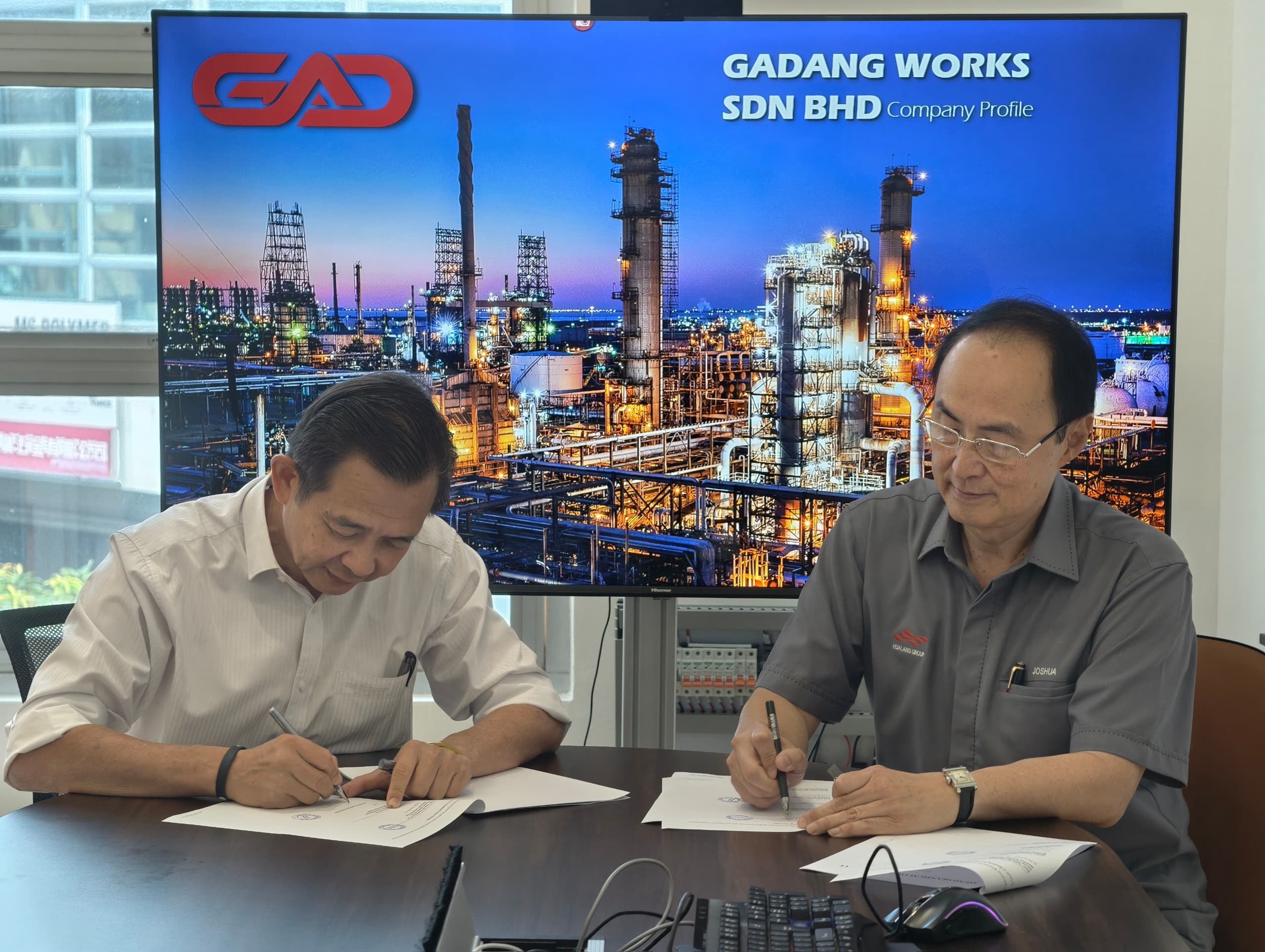 Hualang Energy and Gadang Works Sign MOA to Explore Green and Sustainable Energy Projects