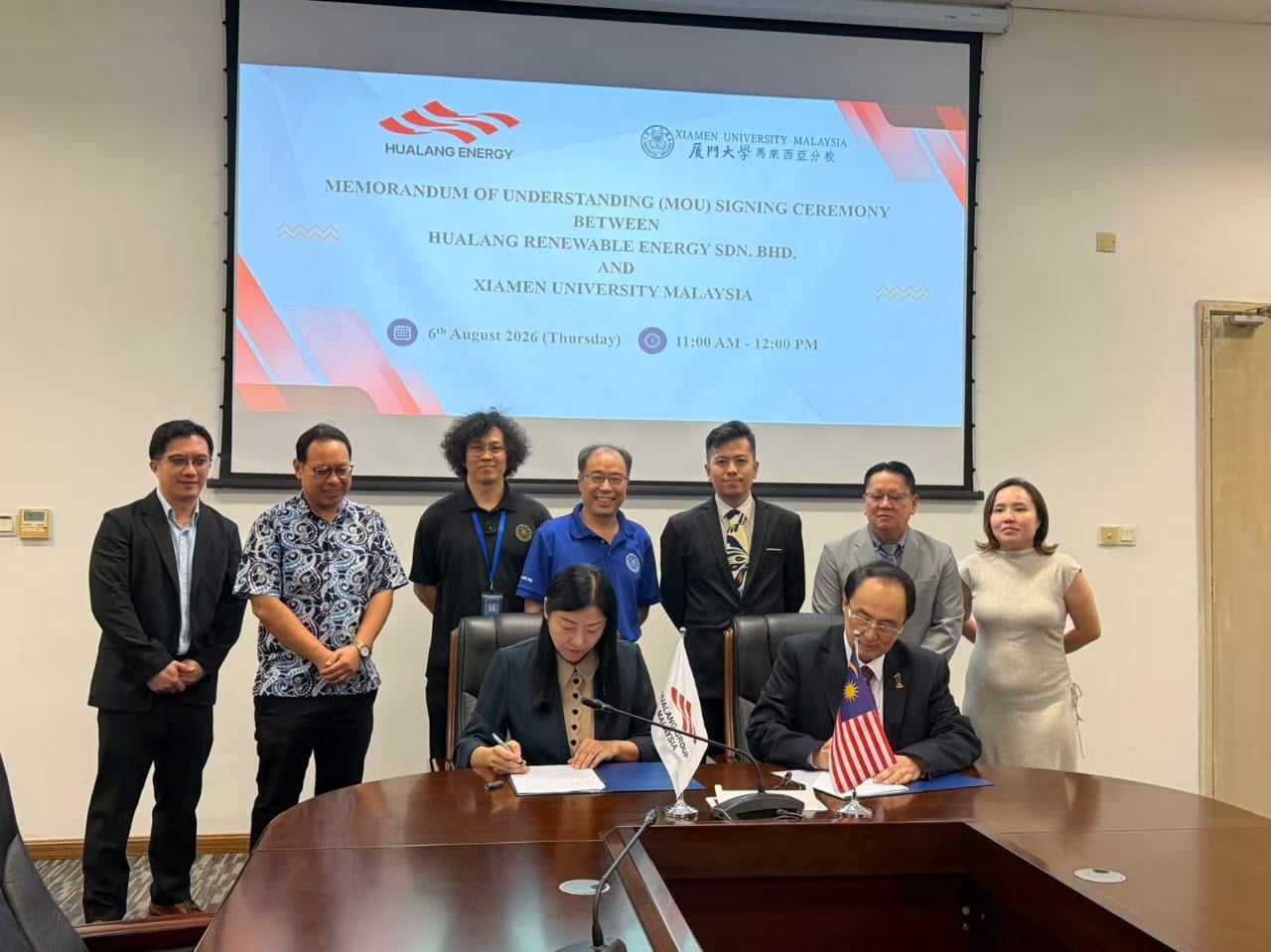Xiamen University Malaysia and Hualang Renewable Energy Sign MOU for Sustainable Energy Research