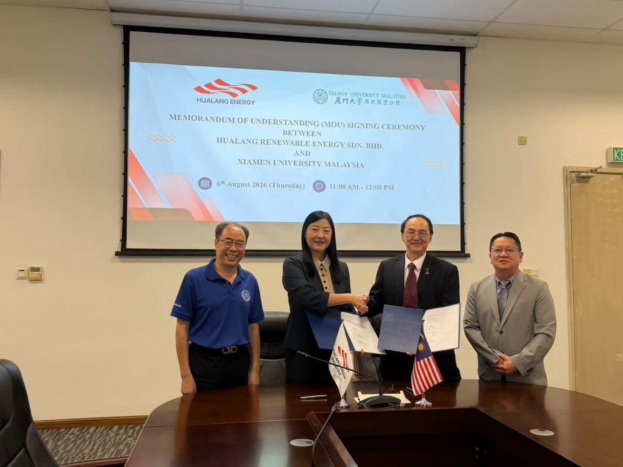 Xiamen University Malaysia and Hualang Renewable Energy Sign MOU for Sustainable Energy Research