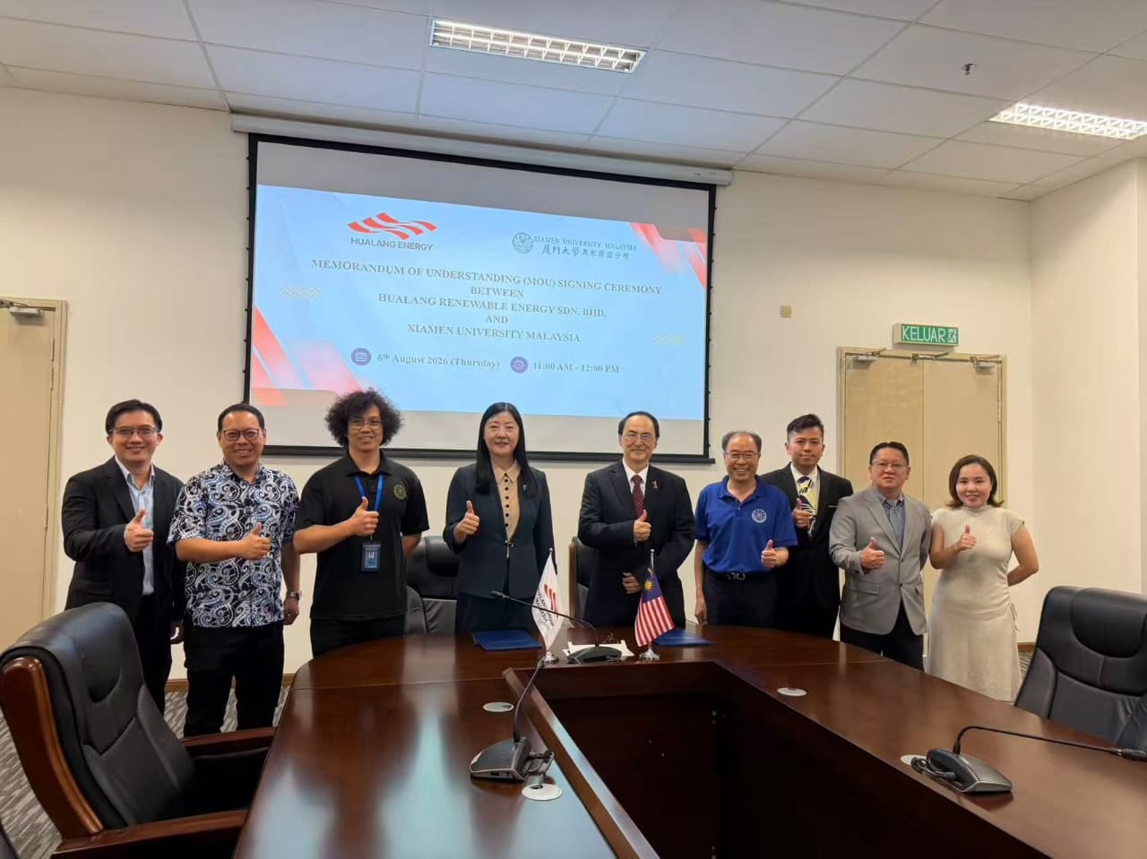 Xiamen University Malaysia and Hualang Renewable Energy Sign MOU for Sustainable Energy Research